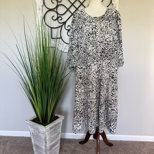 OPHELIA ROE Size 2X Animal Print Dress